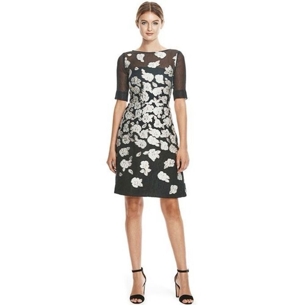 ✨Lela Rose Holly Fil Coupé Fit & Flare Sz 10 Dress✨